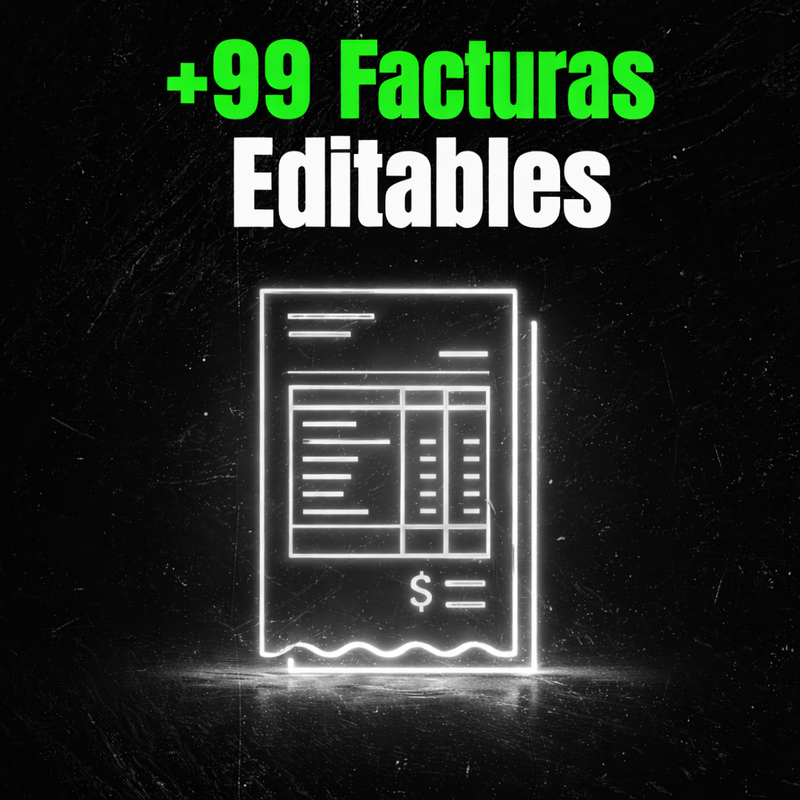 '+99 FACTURAS EDITABLES